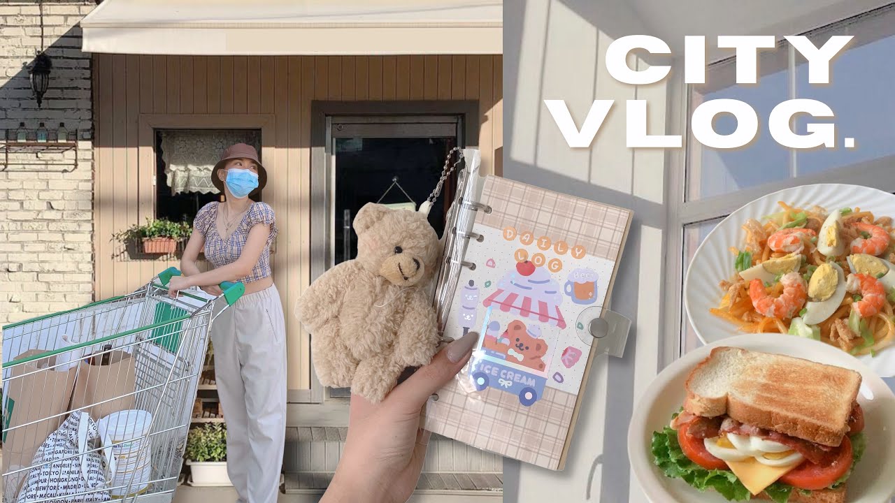 city vlog 🌆 acad break, visiting parks, running errands 🍓🍃
