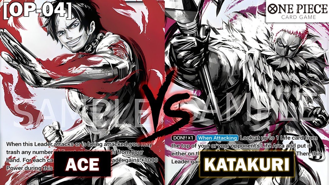 [OP04] ACE AFTER BANLIST! vs KATAKURI - Gameplay - OPCG
