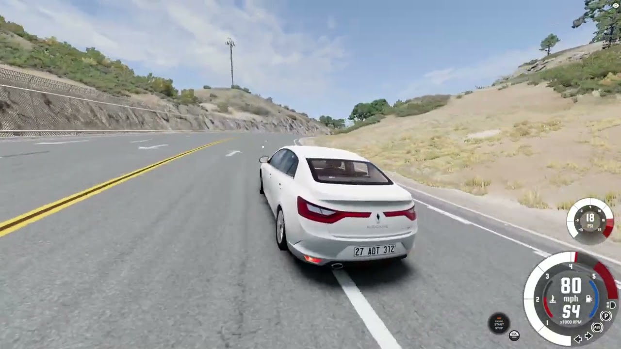 BeamNG Drive Viraj Testi