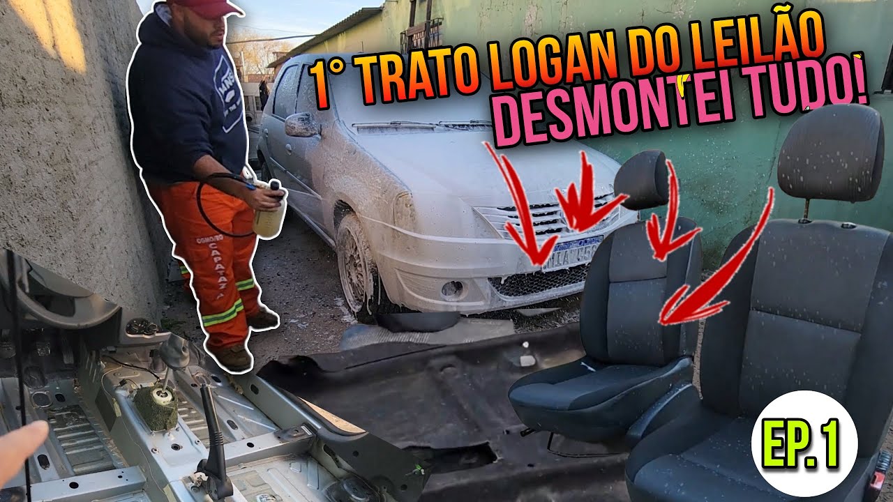 TRATO NO LOGAN DO LEILÃO DESMONTEI TUDO! l EP.9