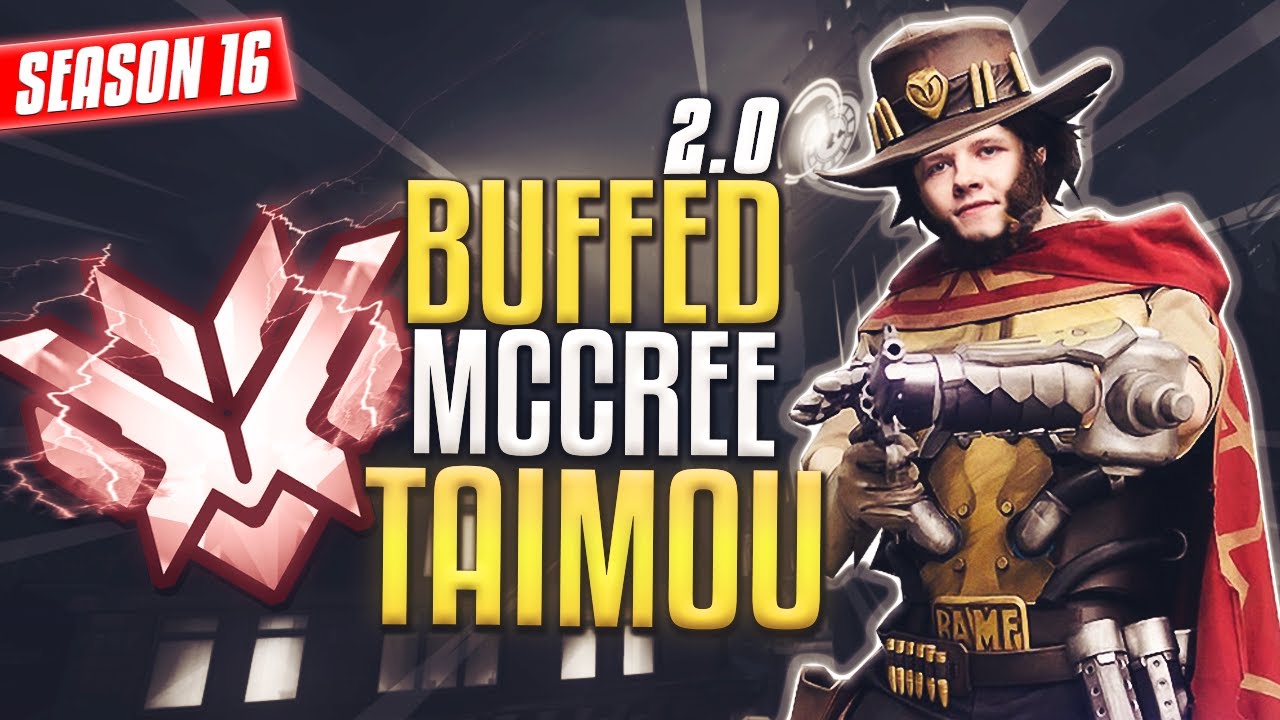 Taimou trying out the NEW Buffed McCree 'Feels weird' [S16 TOP 500]