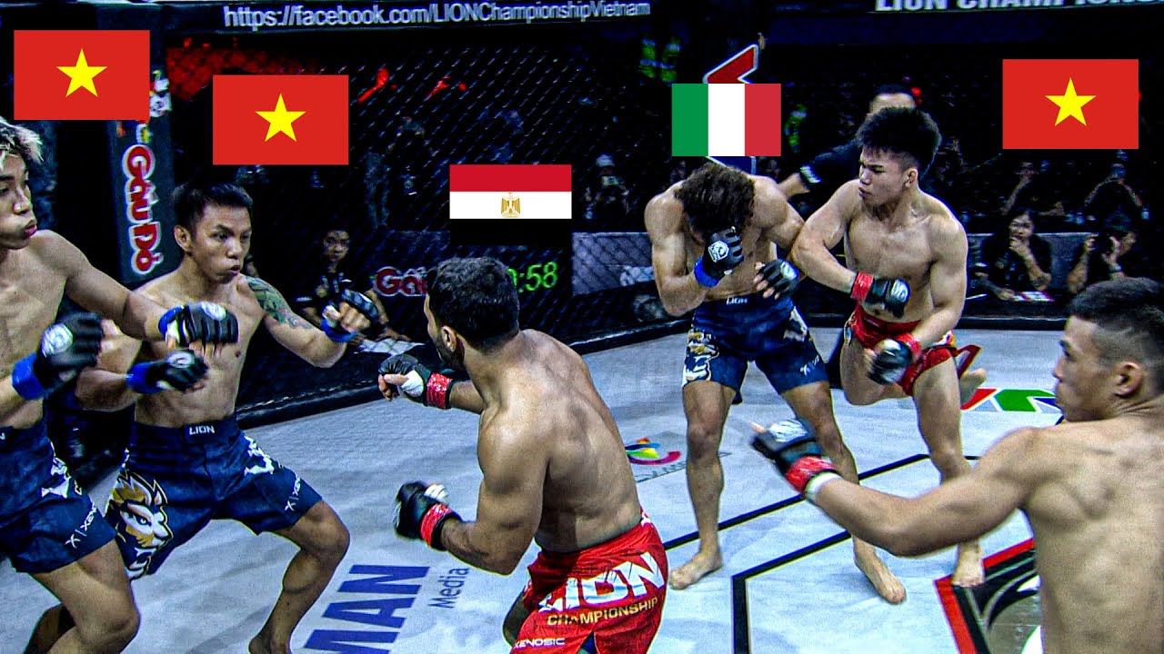 Hai màn đại chiến tập thể đỉnh cao nhất lịch sử MMA Việt, khán giả quốc tế cũng ngỡ ngàng