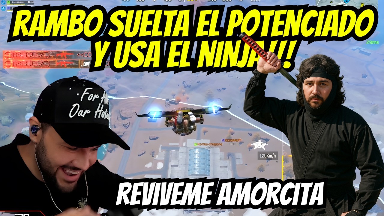 RAMBO SUELTA EL POTENCIADO Y USA EL NINJA!!! - CALL OF DUTY MOBILE