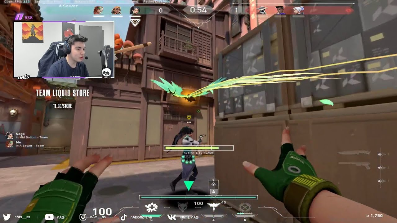 SPLIT! 30+ KILLS! LIQUID NATS PRO SKYE VALORANT RANKED GAMEPLAY