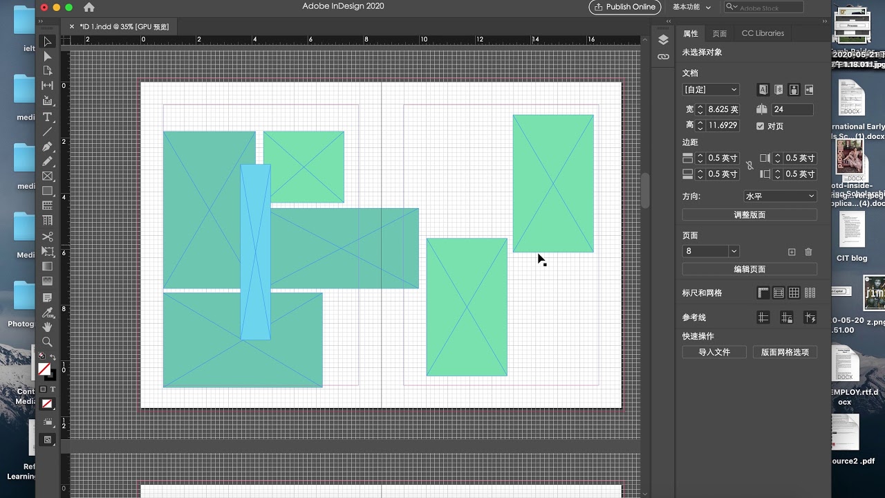 Process of Making FlatPlan for magazine