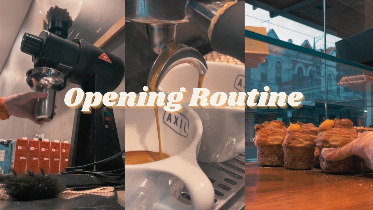 Indonesian Barista's Opening Shift Routine, Dial In | Melbourne Cafe | JamesMinumKopi