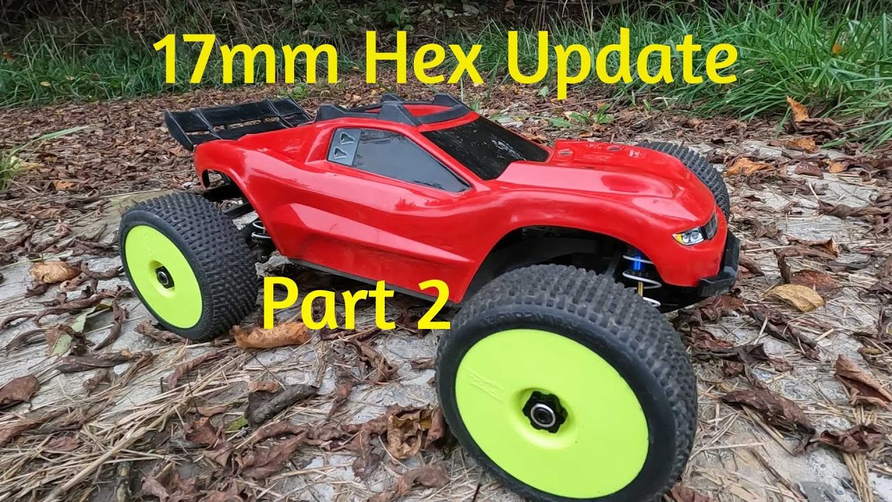 Powerhobby 12mm to 17mm Hex Hub for Traxxas Slash Rustler 4x4. Update and Fix.