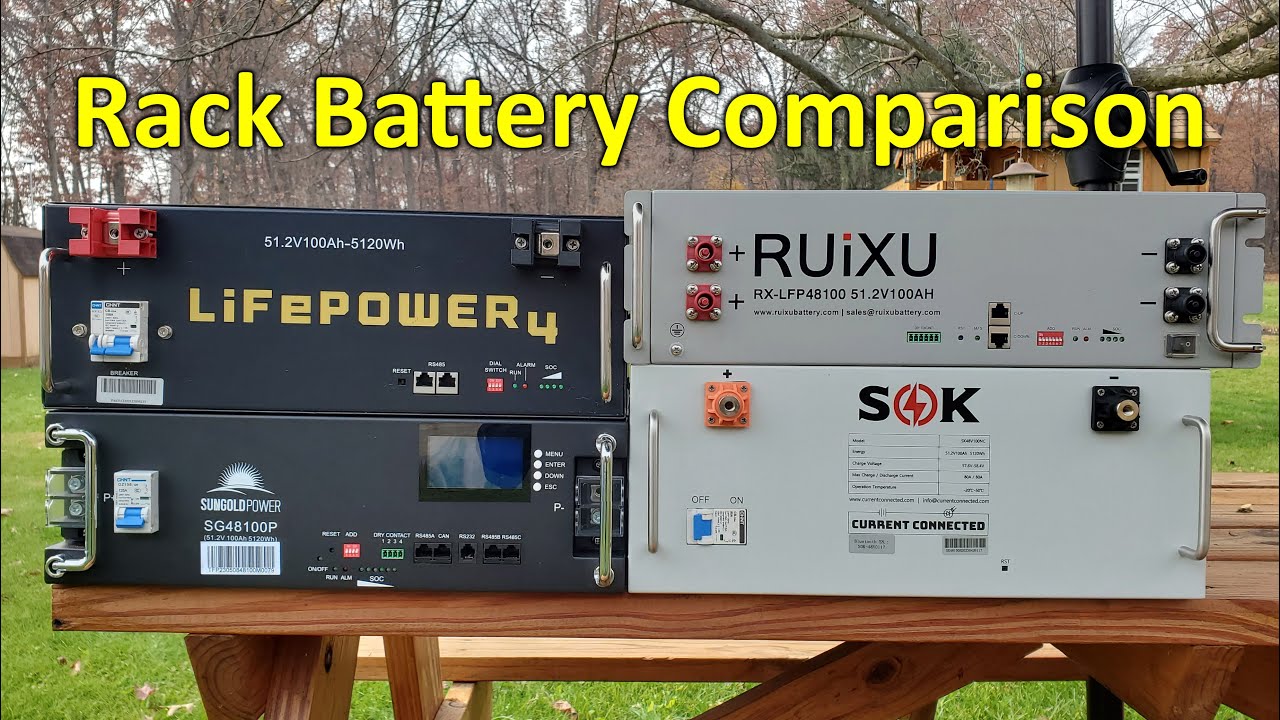 LFP Rack Battery Buyer's Guide, Comparisons and Things to Consider