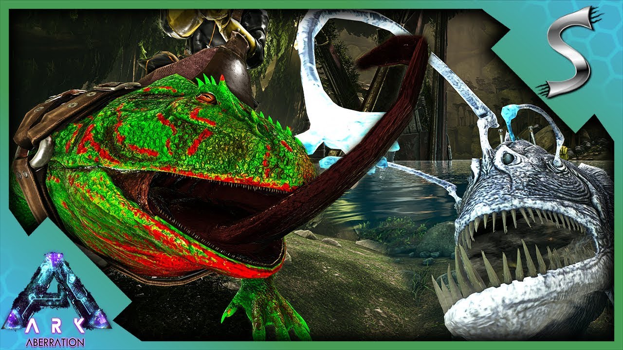 BEST WAY TO GET SILICA PEARLS! ANGLER FISH & XMAS ABERRANT BEELZEBUFO TAMING - Ark: Aberration [E24]