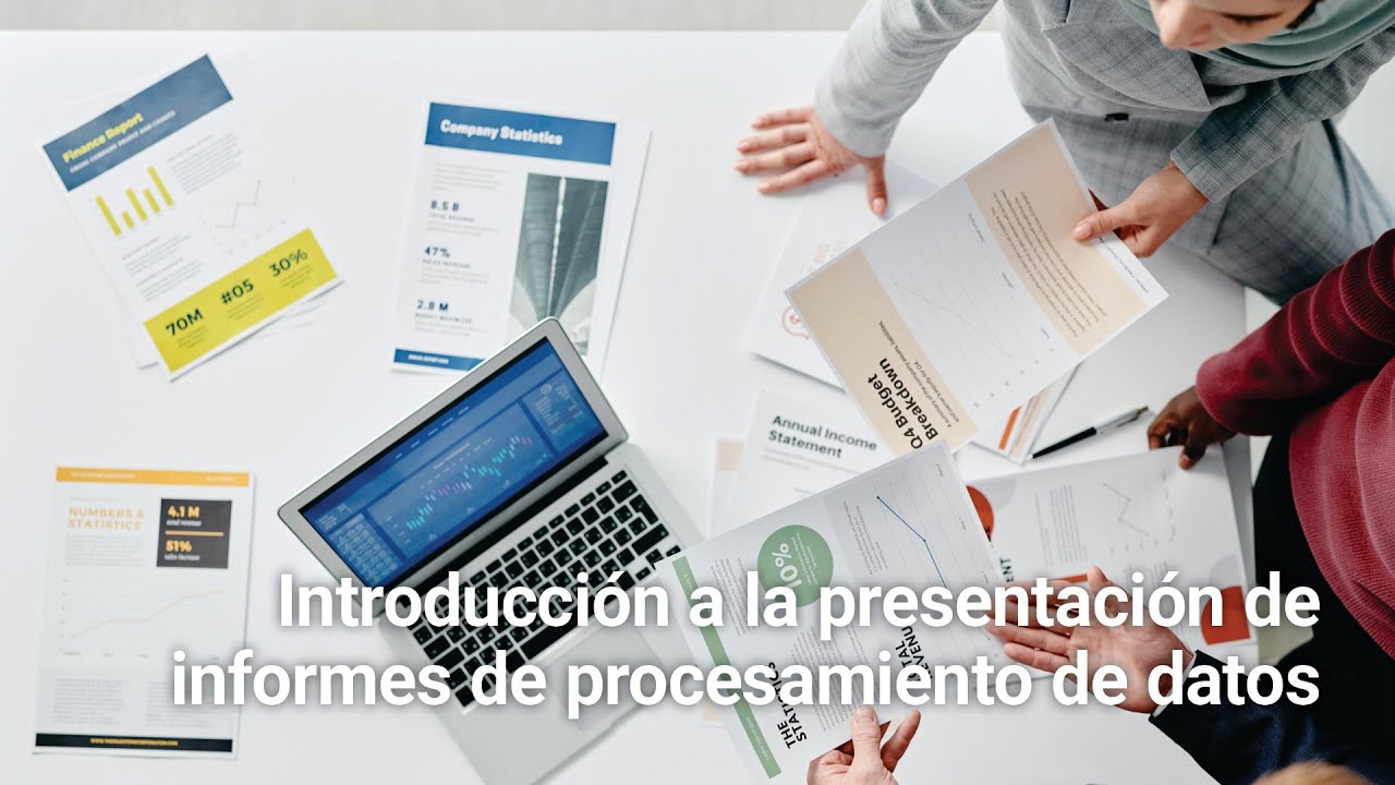Introducci&oacute;n a la presentaci&oacute;n de informes de procesamiento de datos