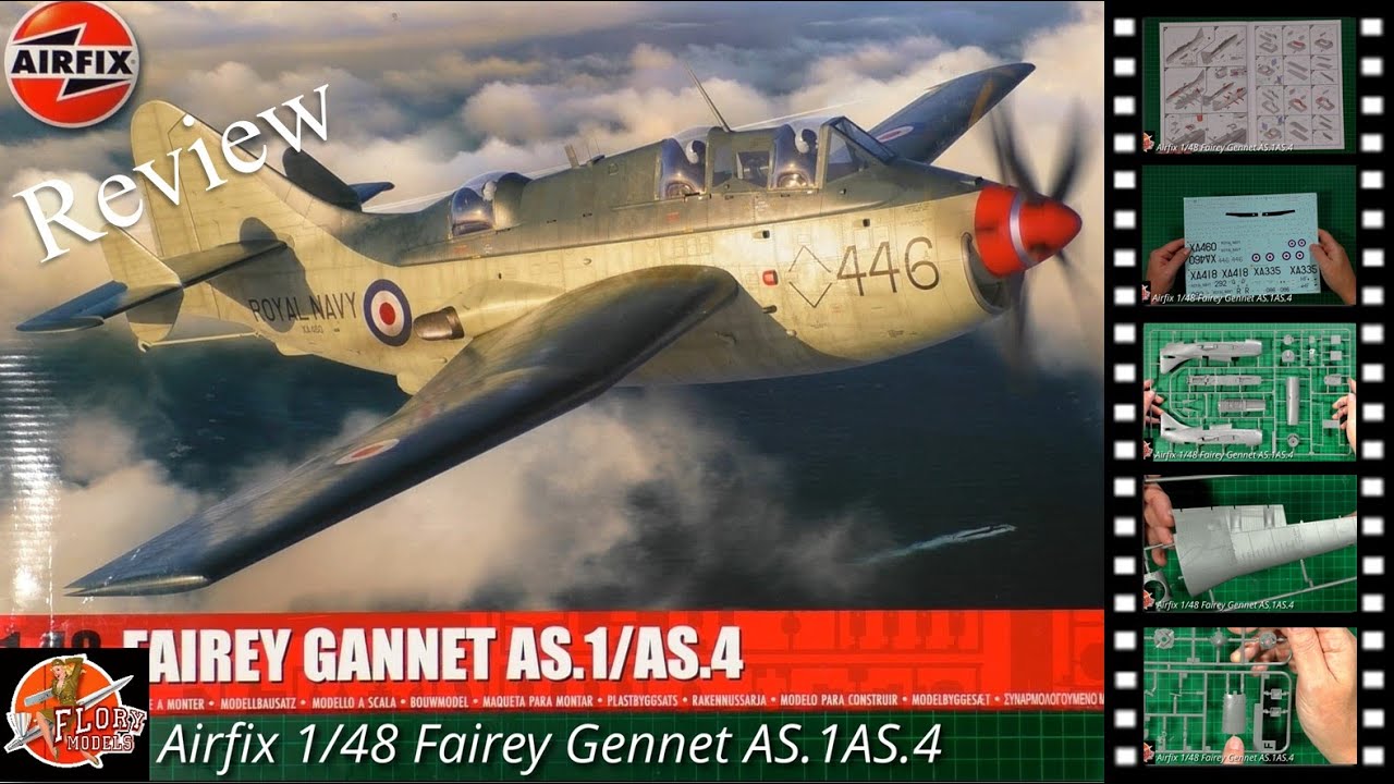 Обзор Airfix 1/48 Fairey Gannet AS.1/AS.4