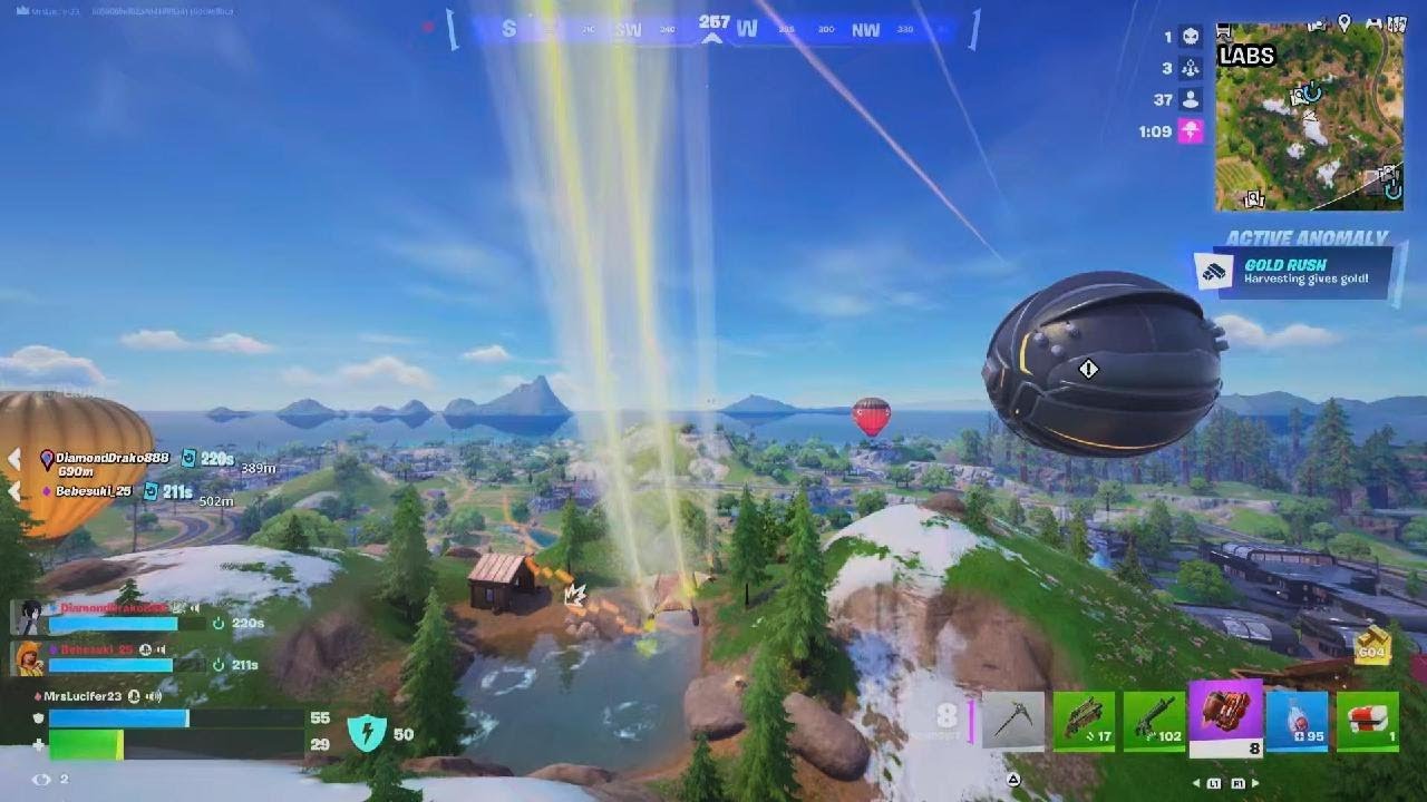Fortnite trio clutch win