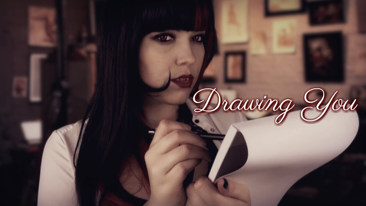 ☆★ASMR★☆ Selene | Drawing You [face mapping, pencil sounds]