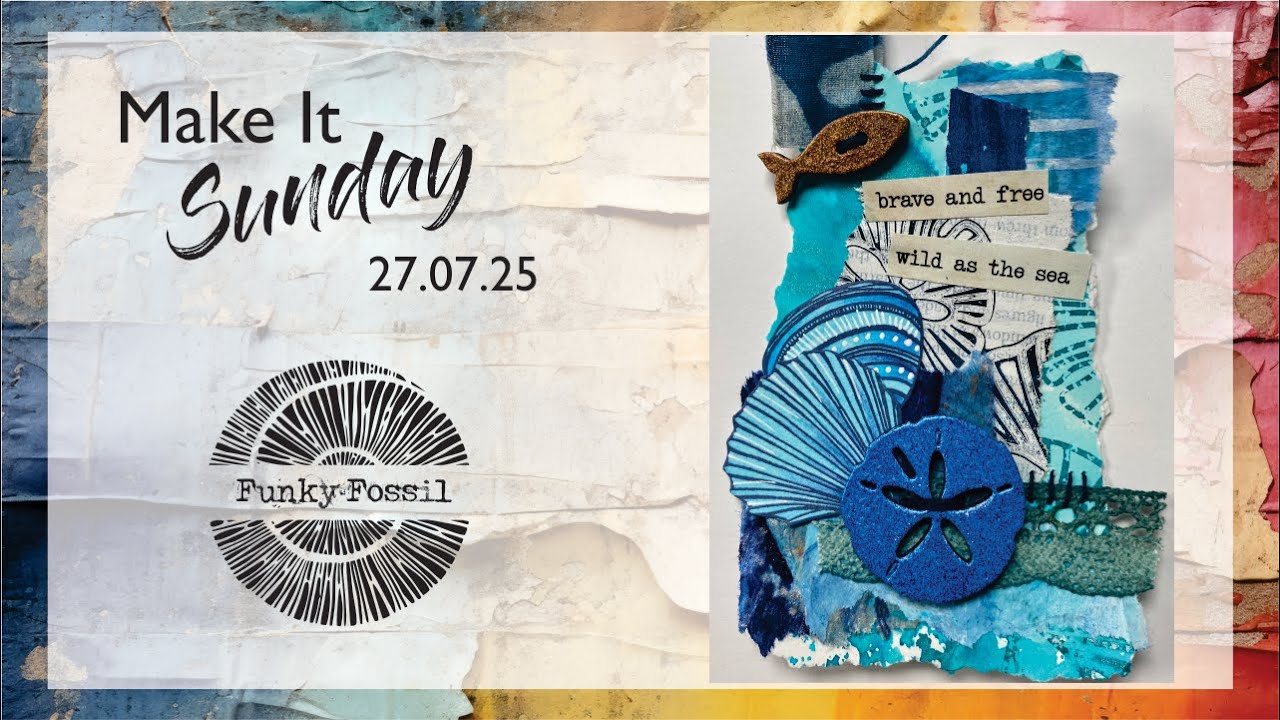 Make It Sunday Episode 46 - Use up your paper and fabric scraps!
