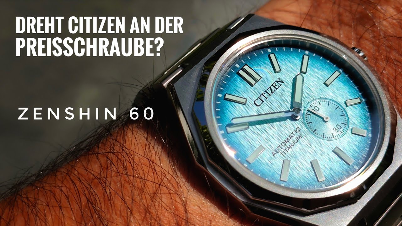 Lohnendes 500€-Upgrade zur Citizen Tsuyosa? Zenshin 60 Small Second NK5020-58L