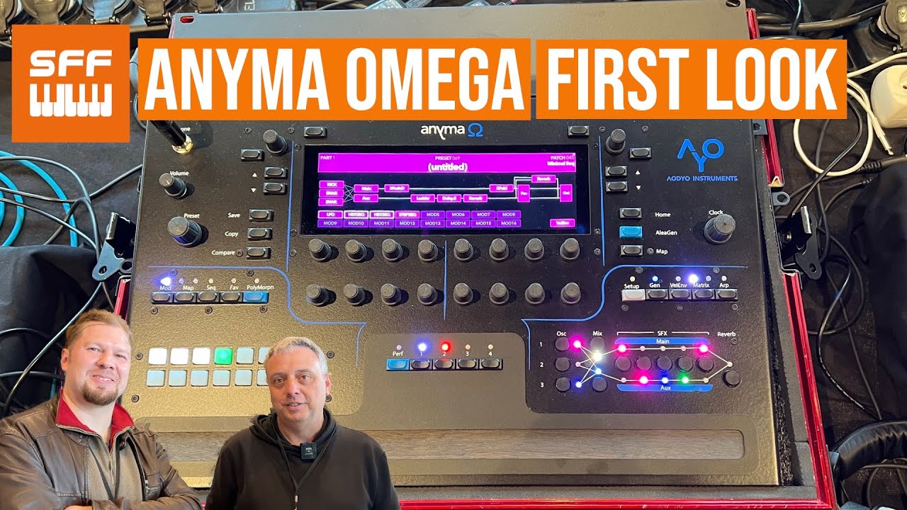 Aodyo Anyma Omega First Look - Polyphonic Physical Modeling Synthesizer | SynthFest France 2023