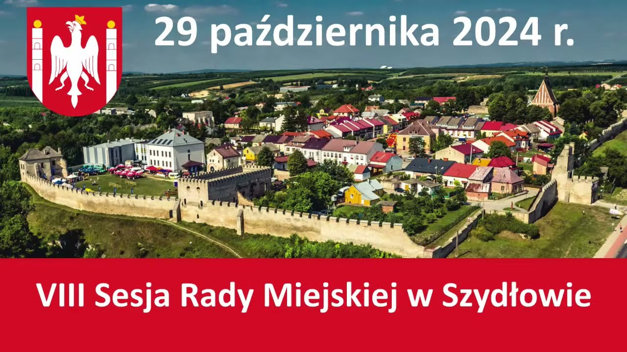 VIII Sesja Rady Miejskiej w Szydłowie, 29.10.2024 r.