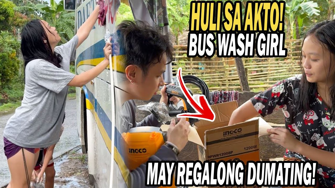 PART 3 | BUS WASH GIRL HULI SA AKTO! ANO TONG NATANGGAP NIYA NA REGALO?