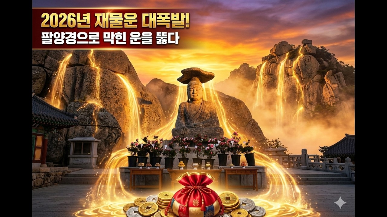 2026년, 당신의 재물운을 책임질 기적의 경전 - 팔양경 (막힌 운을 뚫고 부를 끌어당기는 비법)