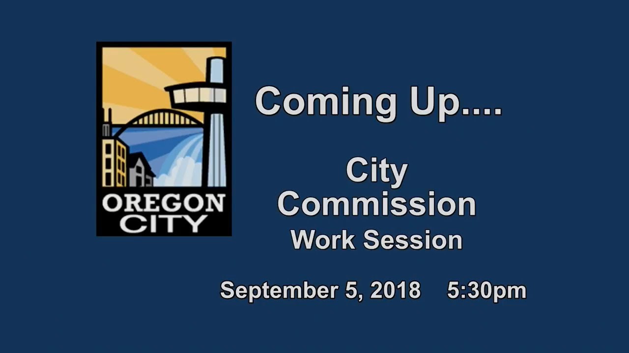 City Commission Work Session September 5, 2018