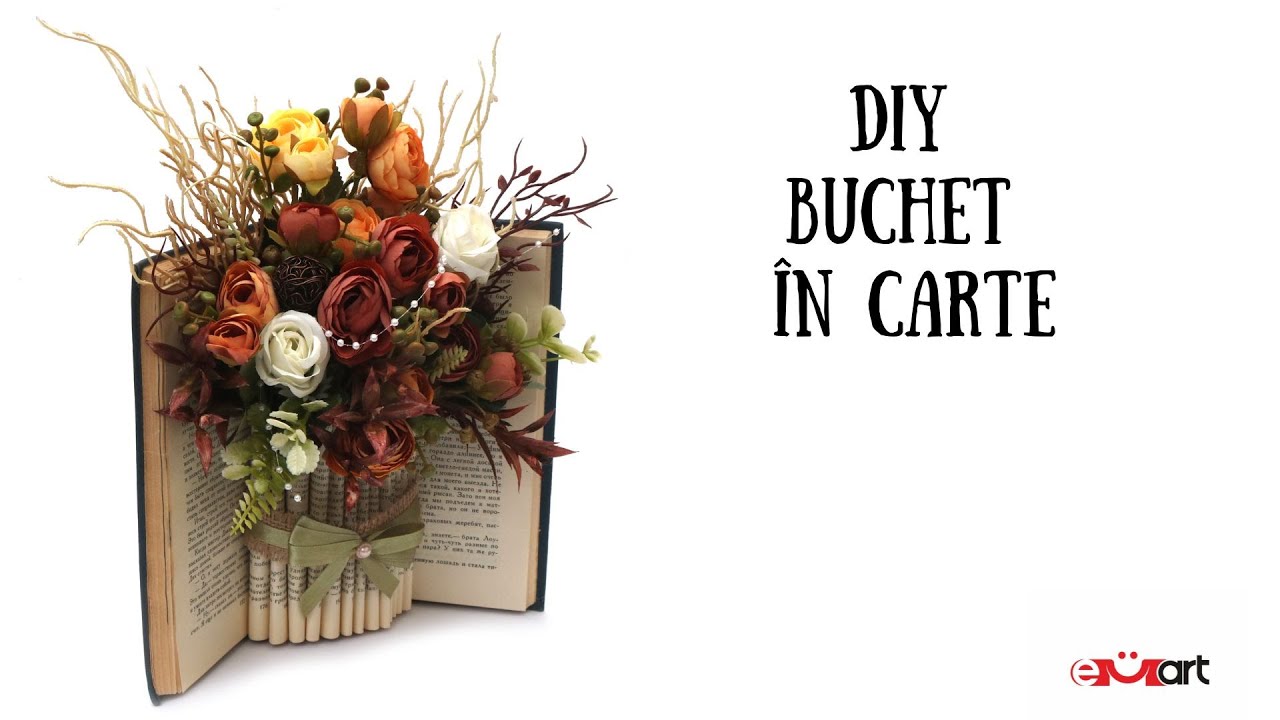 Buchet de Cărți DIY – Idee de Cadou Handmade