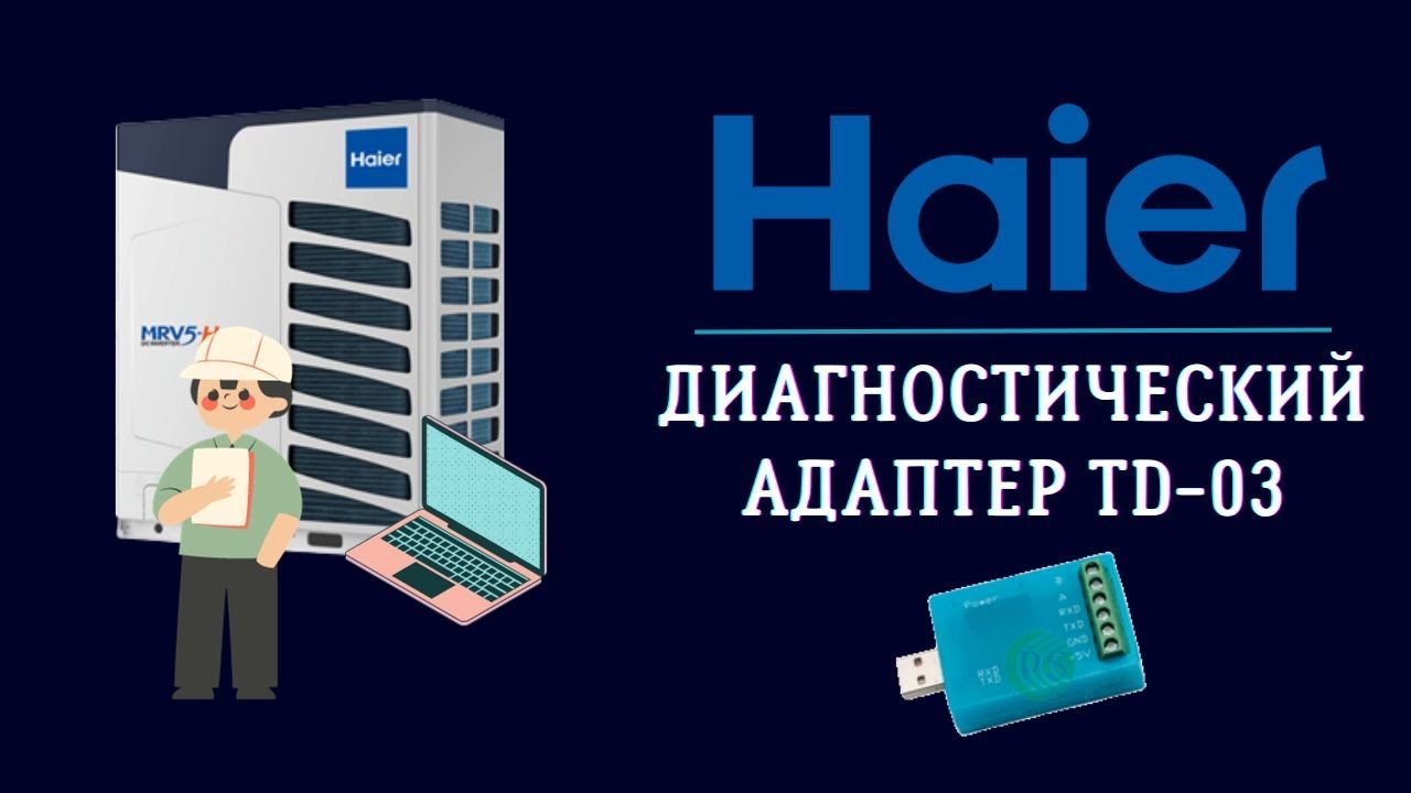 Диагностический адаптер Haier TD-03 (eng subtitles)