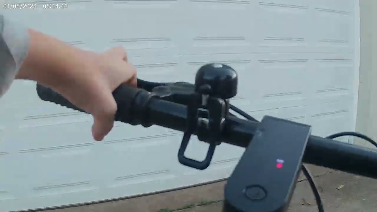 POV riding my scooter 