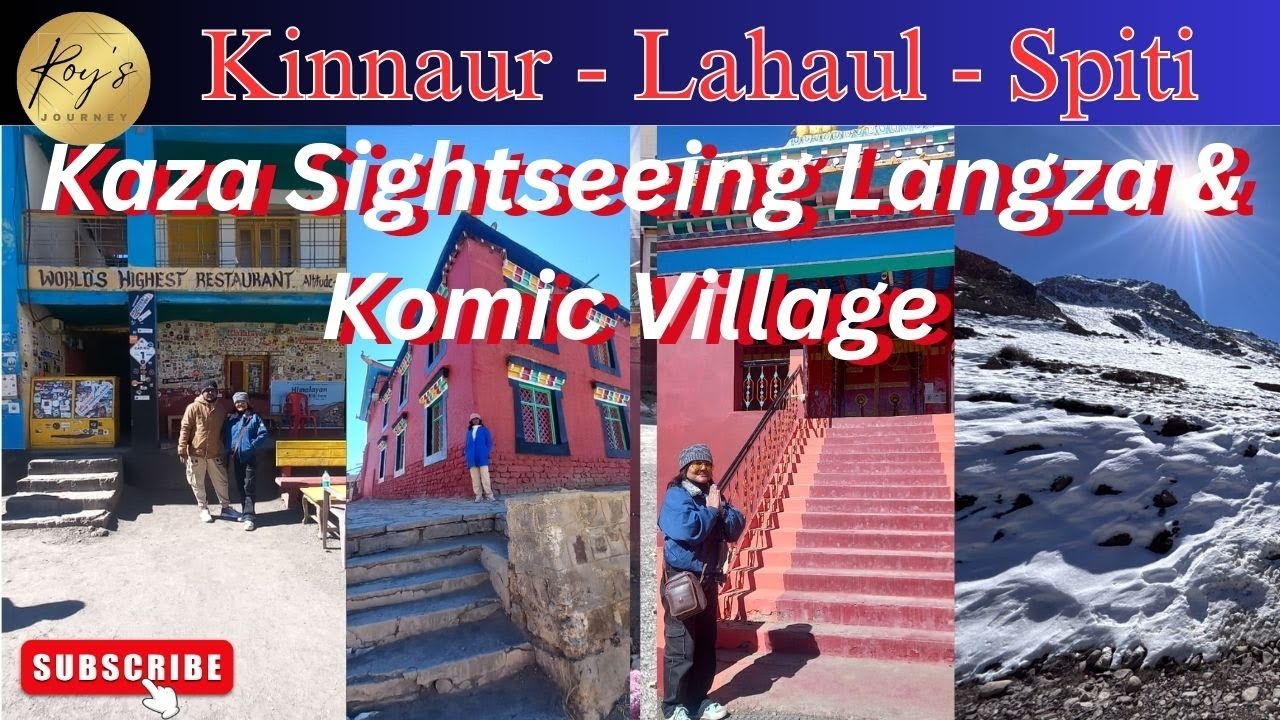 Kaza Sightseeing Langza & Komic Village||Kaza Sightseeing||Lahaul-Spiti||Langza||komic village 