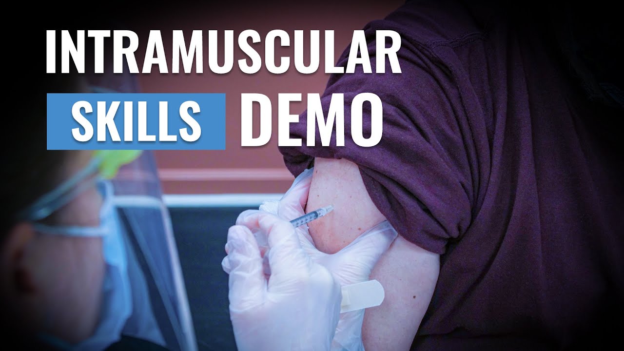 Intramuscular (IM) injection sites | Pediatric vs. Adult IM Injection | Skills Demo