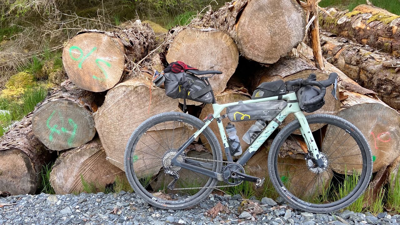 Canyon Grizl first ride in Scotland bikepacking adventure