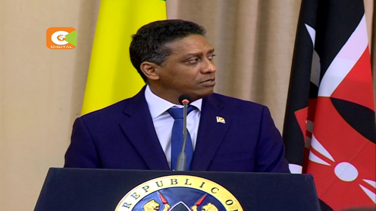 President Danny Faure of Seychelles in Kenya