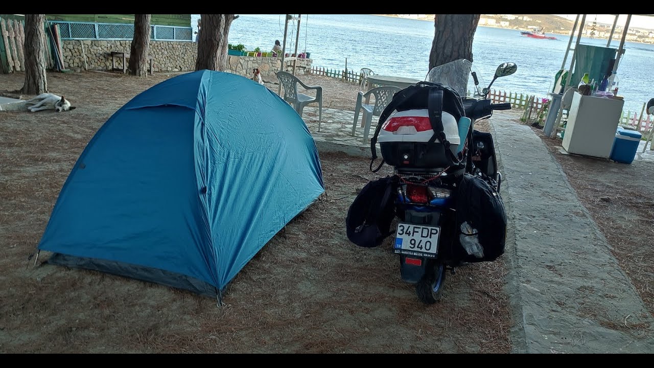 50cc Scooter İle İstanbul ' dan Muğla 'ya Kamp Yaparak  950 km Uzun Yol II Solo Motorcycle camping