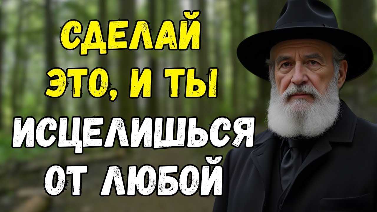 Начни делать это и исцелишься от любой болезни! Твоё тело вылечит тебя! Еврейская мудрость