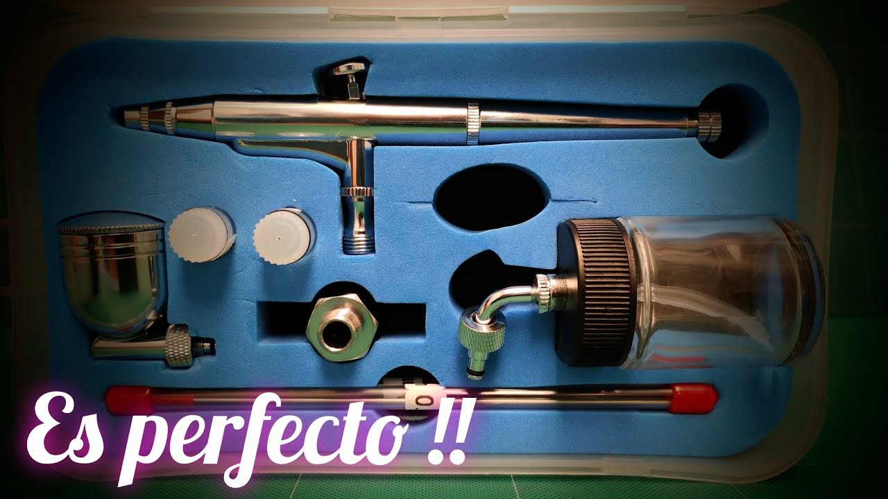 Aerógrafo de TEMU, chécalo DETALLE A DETALLE.