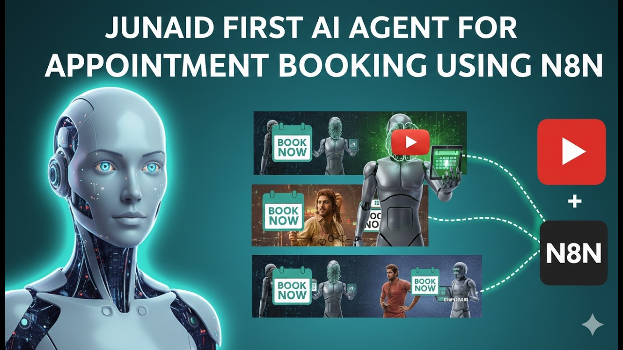 ▶️ JUNAIDS FIRST APPOINTMENT AI AGENT #2026 #ramadan #viral #ai #explore #n8n