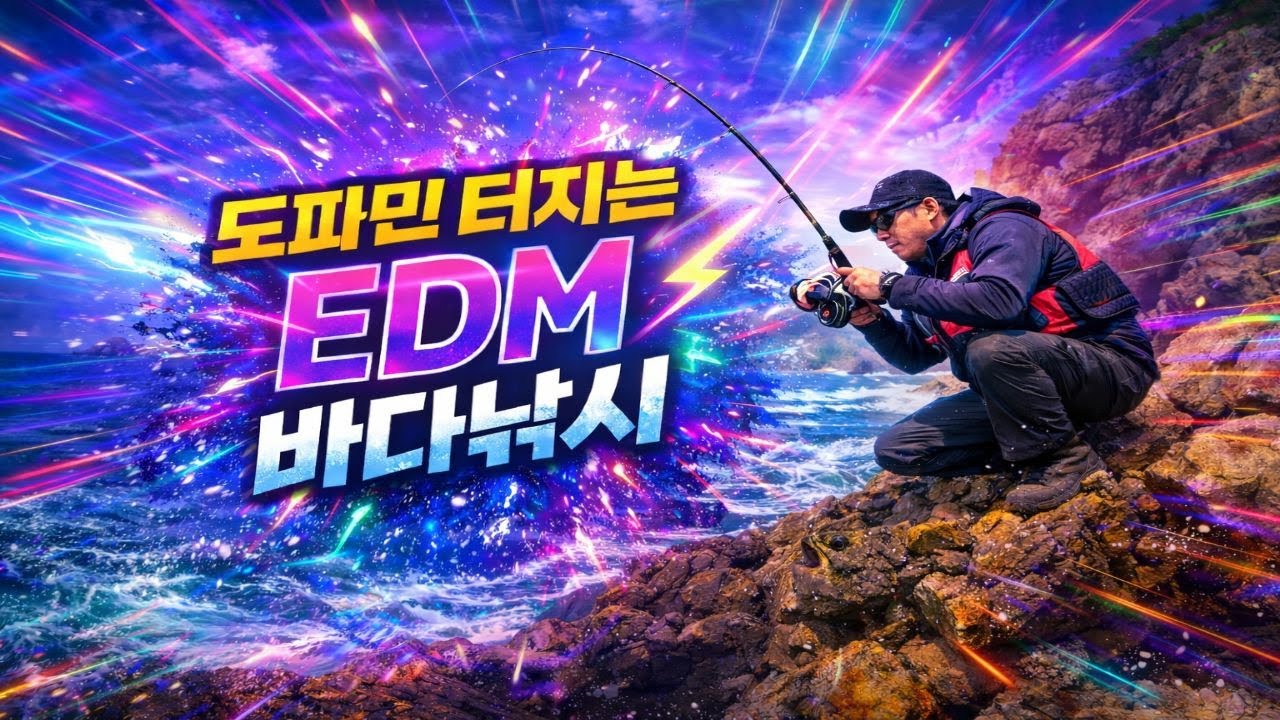 도파민 터지는 EDM 바다낚시 #낚시할때 듣기좋은 노래 #낚시노래