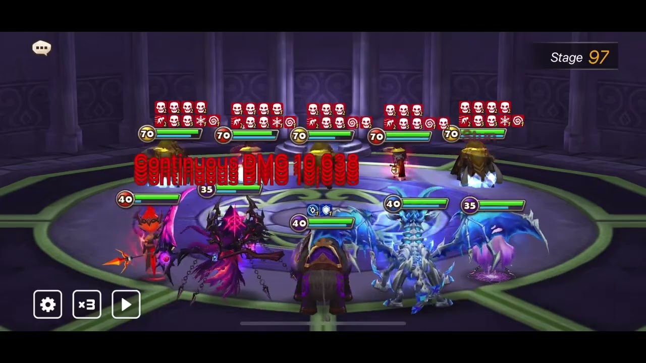 TOA HARD FLOOR 97 - SUMMONERS WAR - 3 Olivine (Wind Battle Mammoth) and 2 Hwa (Fire Rakshasa)