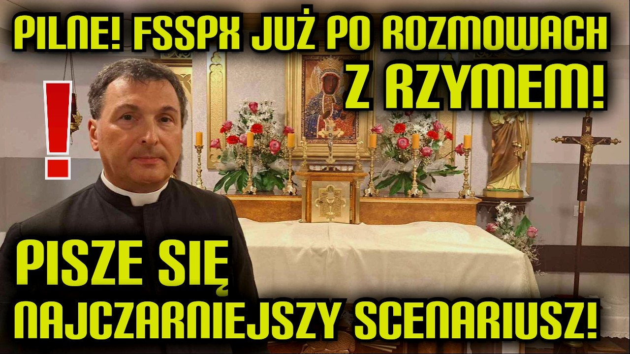 WATYKAN POKAZAŁ PIĘŚĆ! BRACTWO ŚW. PIUSA X ZOSTANIE EKSKOMUNIKOWANE? #mszatrydencka #tradycja #fsspx