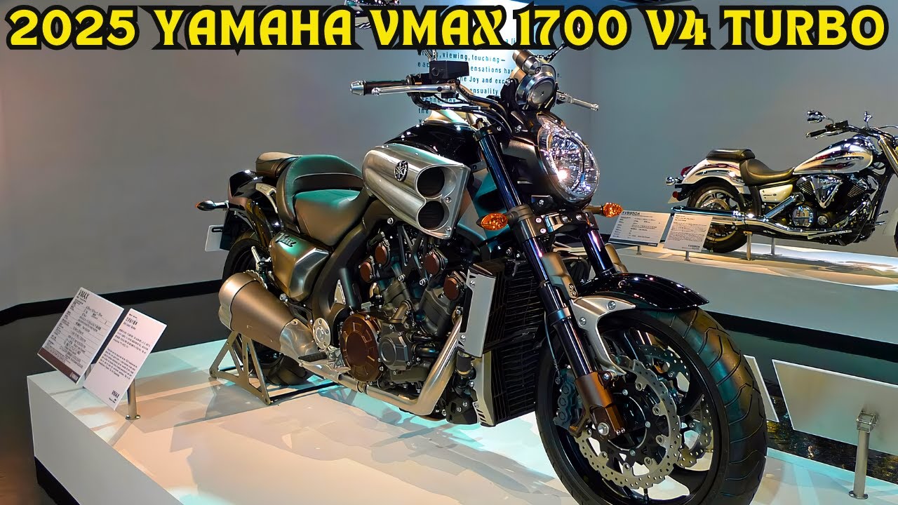 2025 Yamaha VMAX 1700 V4 Turbo Engine The Giant of the Street is Resurrected