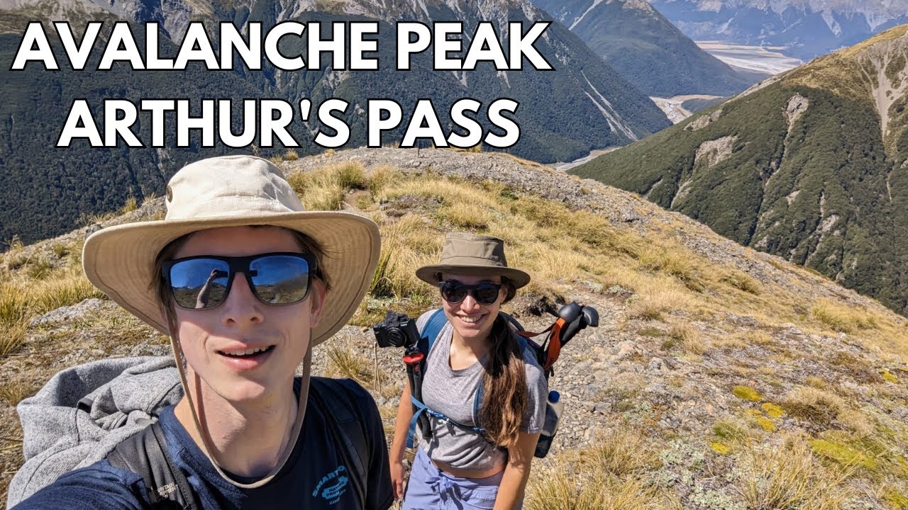 Avalanche Peak, Arthur's Pass New Zealand Hike to Summit in 4K