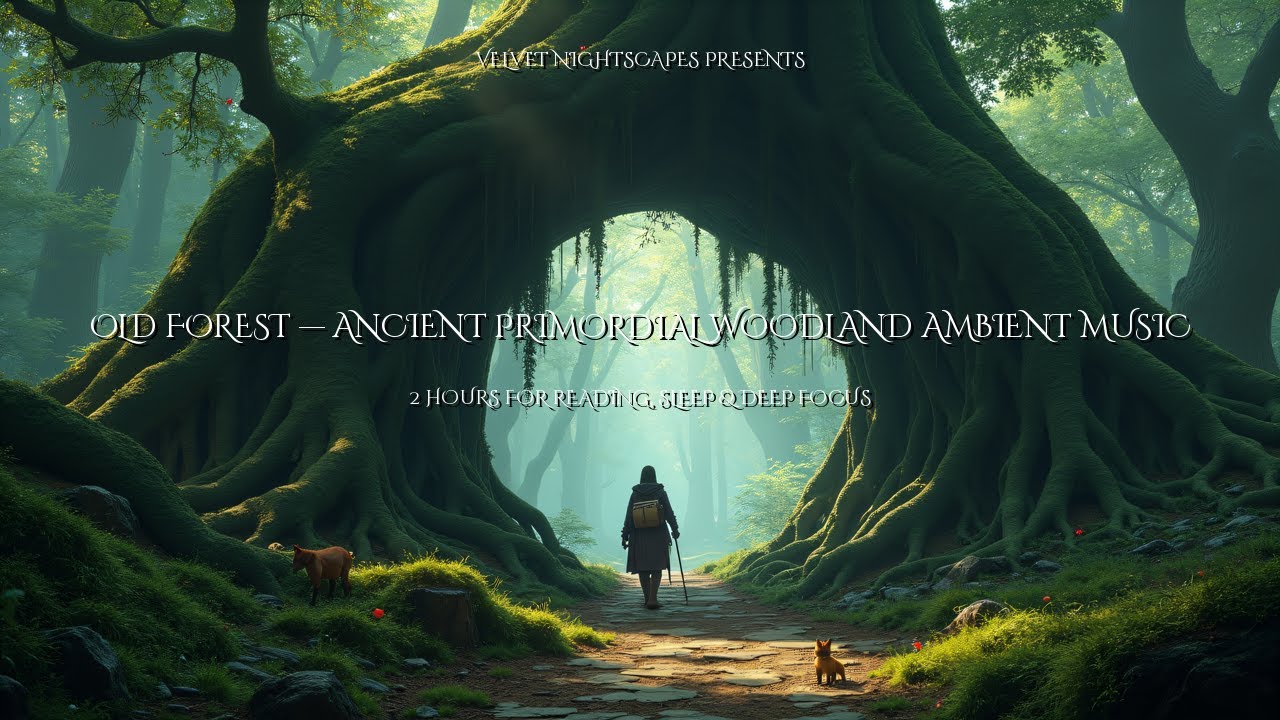🌲 Old Forest — Ancient Primordial Woodland Ambient Music | 2 Hours for Reading, Sleep & Deep Focus