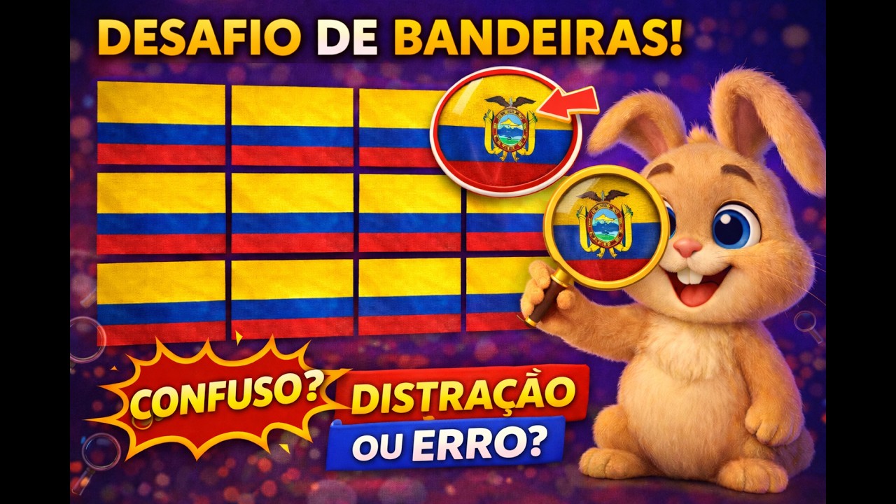 DESAFIO ÉPICO DAS BANDEIRAS: 10 Rodadas com 12 Bandeiras x 1 Errada! 🏆🌍