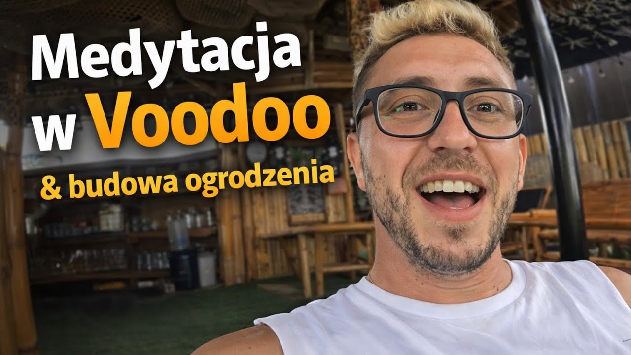 Medytacja w Voodoo 😶&zwj;🌫️ A potem praca  przy ogrodzeniu! Filipiny 🇵🇭