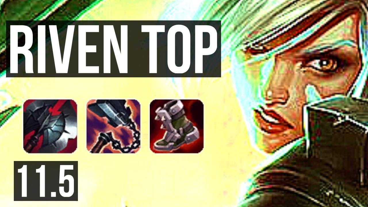 RIVEN vs VOLIBEAR (TOP) | 13 solo kills, Quadra, 1.6M mastery, 400+ games | BR Master | v11.5