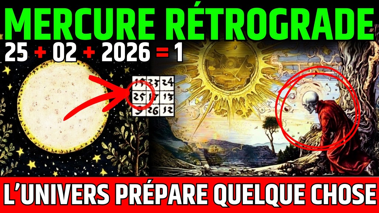 ATTENTION ! MERCURE RÉTROGRADE 2026 DÈS LE 25 FÉVRIER – LE MIRACLE QUE L’UNIVERS PRÉPARE