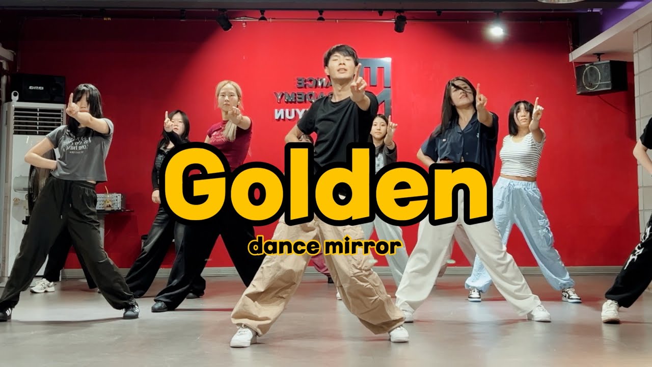 [이지댄스서면/안무거울모드] KPOP Demon Hunters HUNTR/X Golden dance performance mirrored/케데헌 골든 안무커버/부산댄스학원