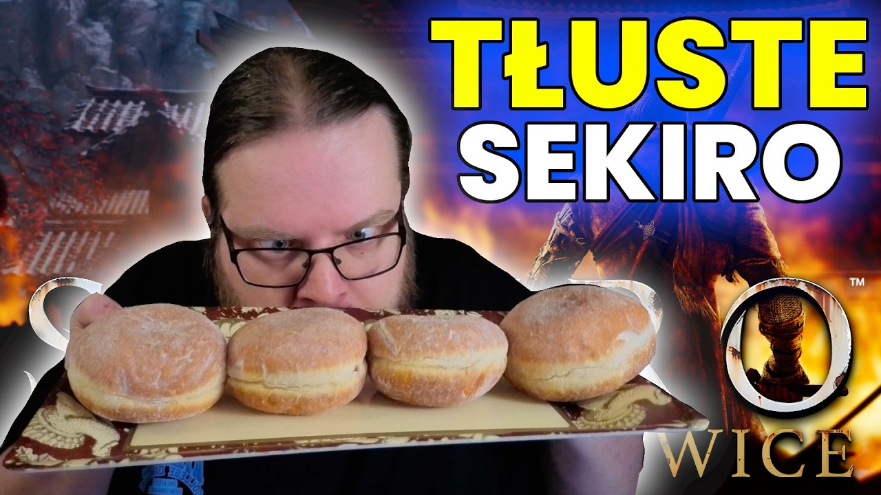⚡️ Przechodzę SEKIRO na PĄCZKACH 🍩 #tłustyczwartek