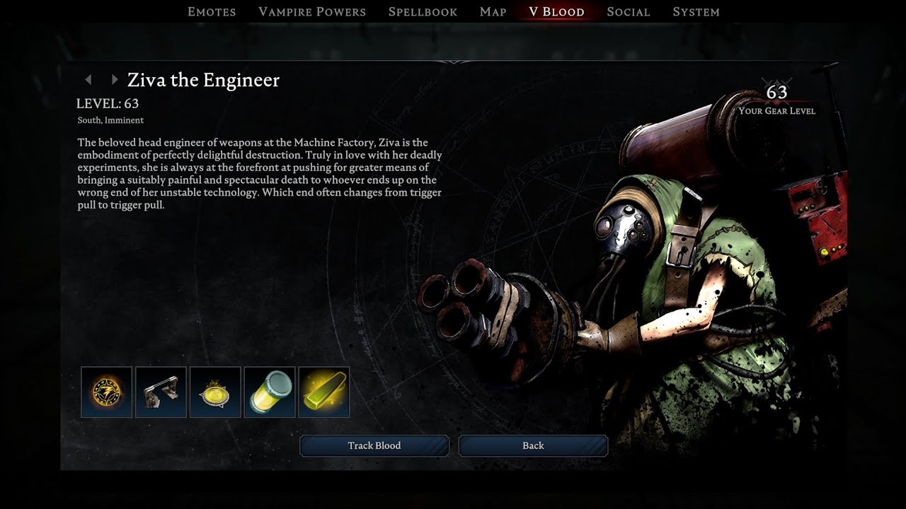 V Rising 1.1 | Brutal Ziva the Engineer, Blood Approach