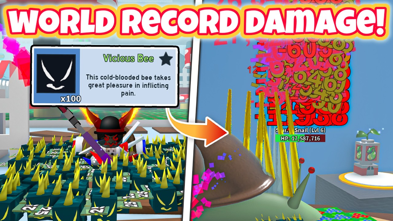 100 Vicious Bees VS EVERY Mob in Bee Swarm Simulator!