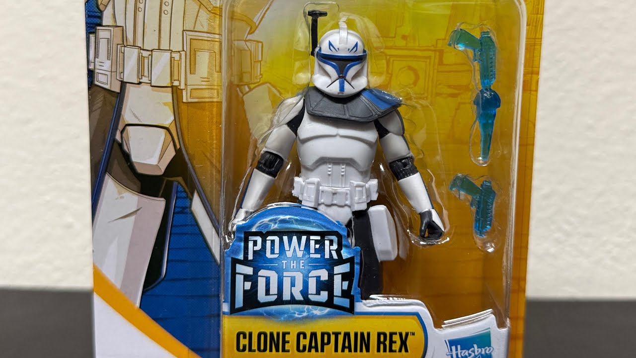New! Star Wars Power the Force Captain Rex 